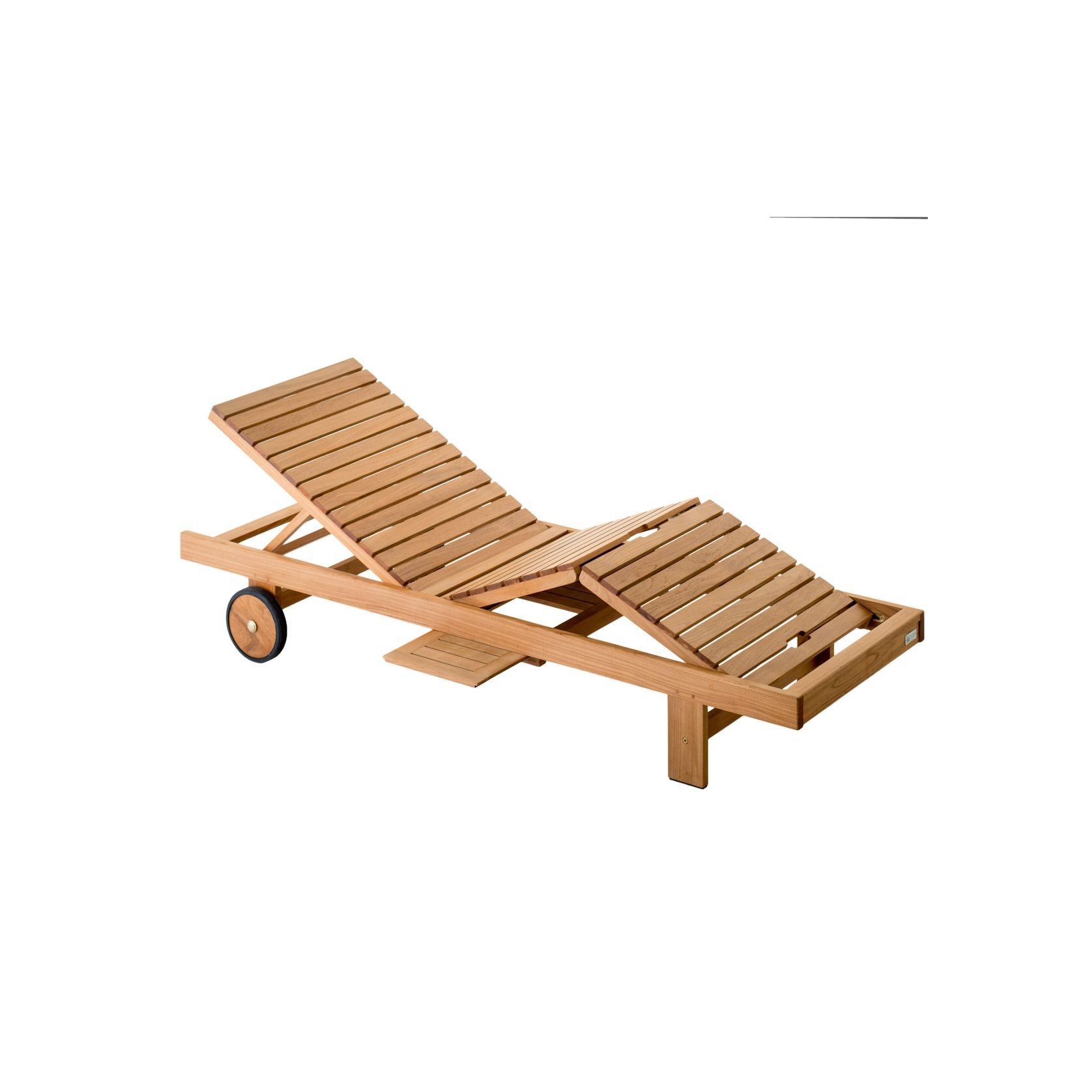 Somers Teak Sunlounger gallery detail image