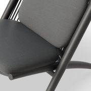 Minori Lounge Chair - Outdoor - Charcoal - Dark Grey Cushion gallery detail image