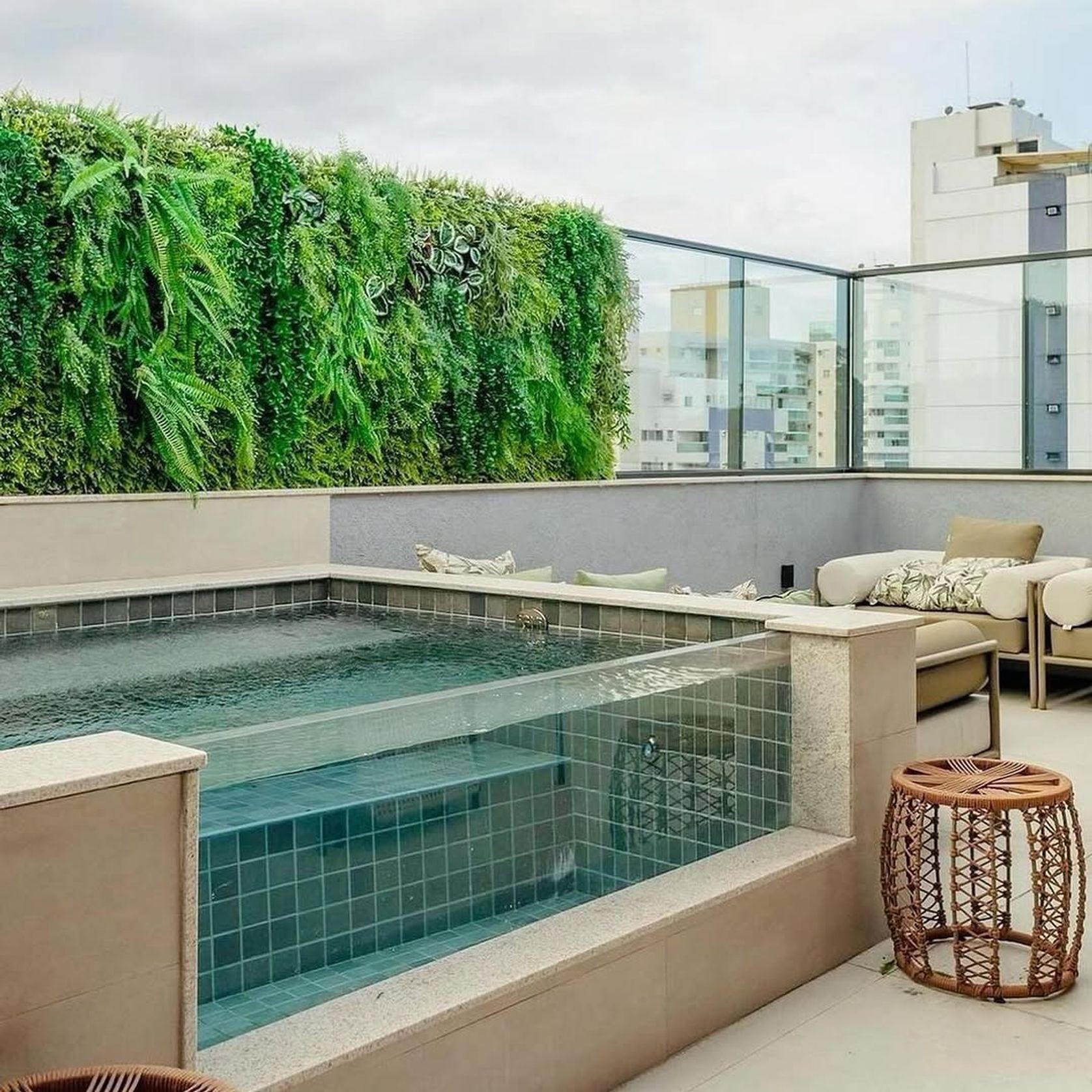 Keramos 2.14m x 2.11m x .86cm plunge swimming pool gallery detail image