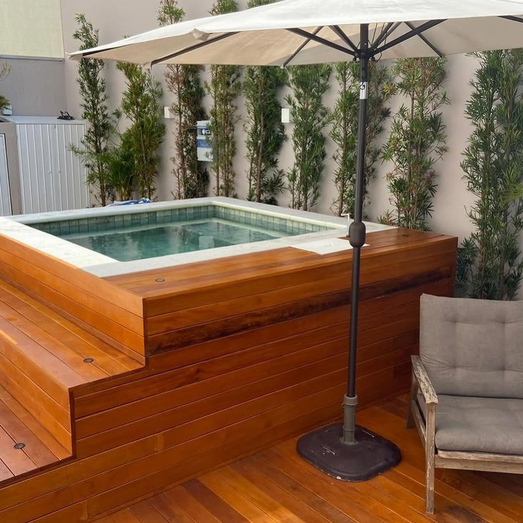 Keramos 2.14m x 2.11m x .86cm plunge swimming pool gallery detail image