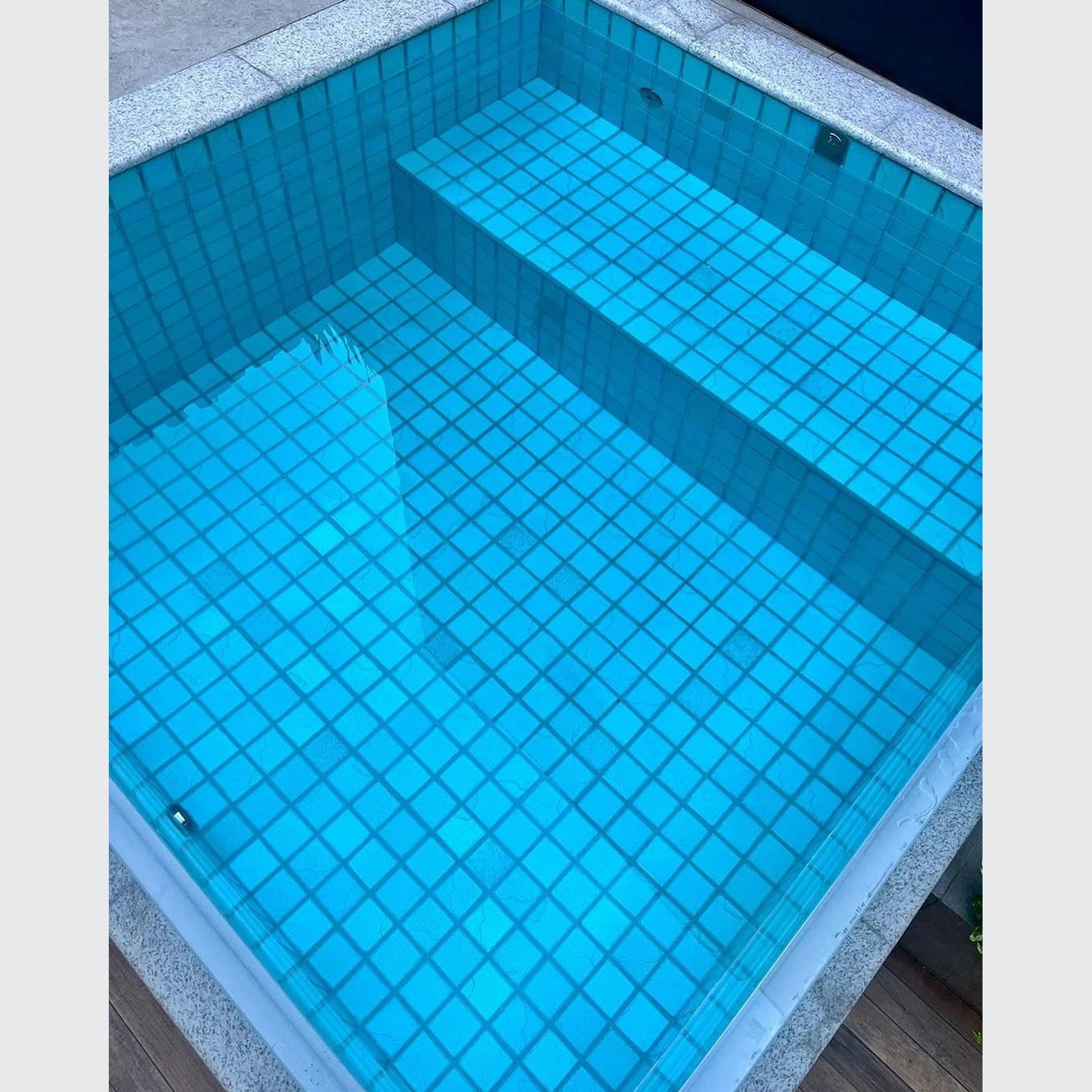 Keramos 2.14m x 2.11m x .86cm plunge swimming pool gallery detail image