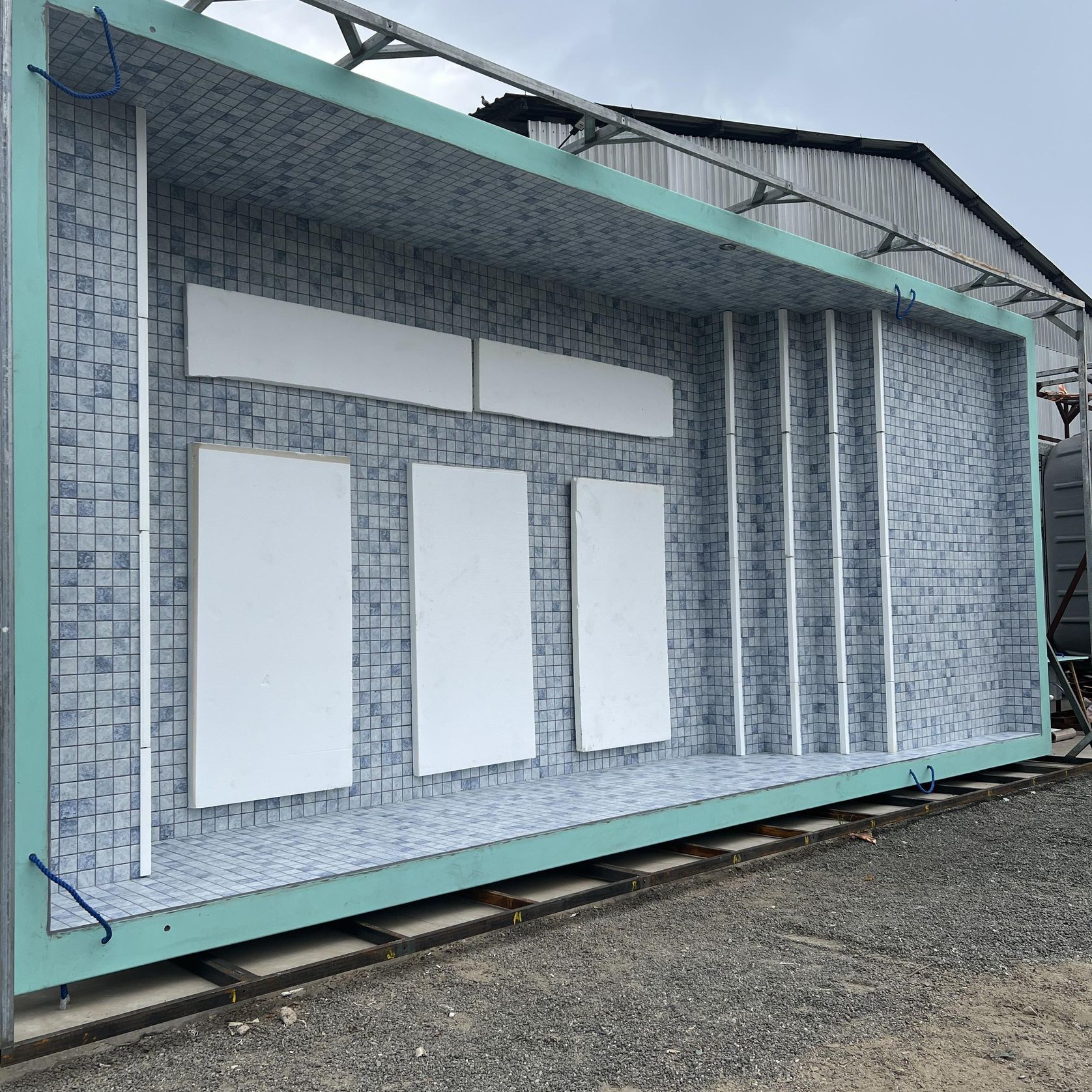 Fes Blue 9.0m x 4.0m Swimming pool with tanning ledge gallery detail image