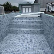 Fes Blue 9.0m x 4.0m Swimming pool with tanning ledge gallery detail image