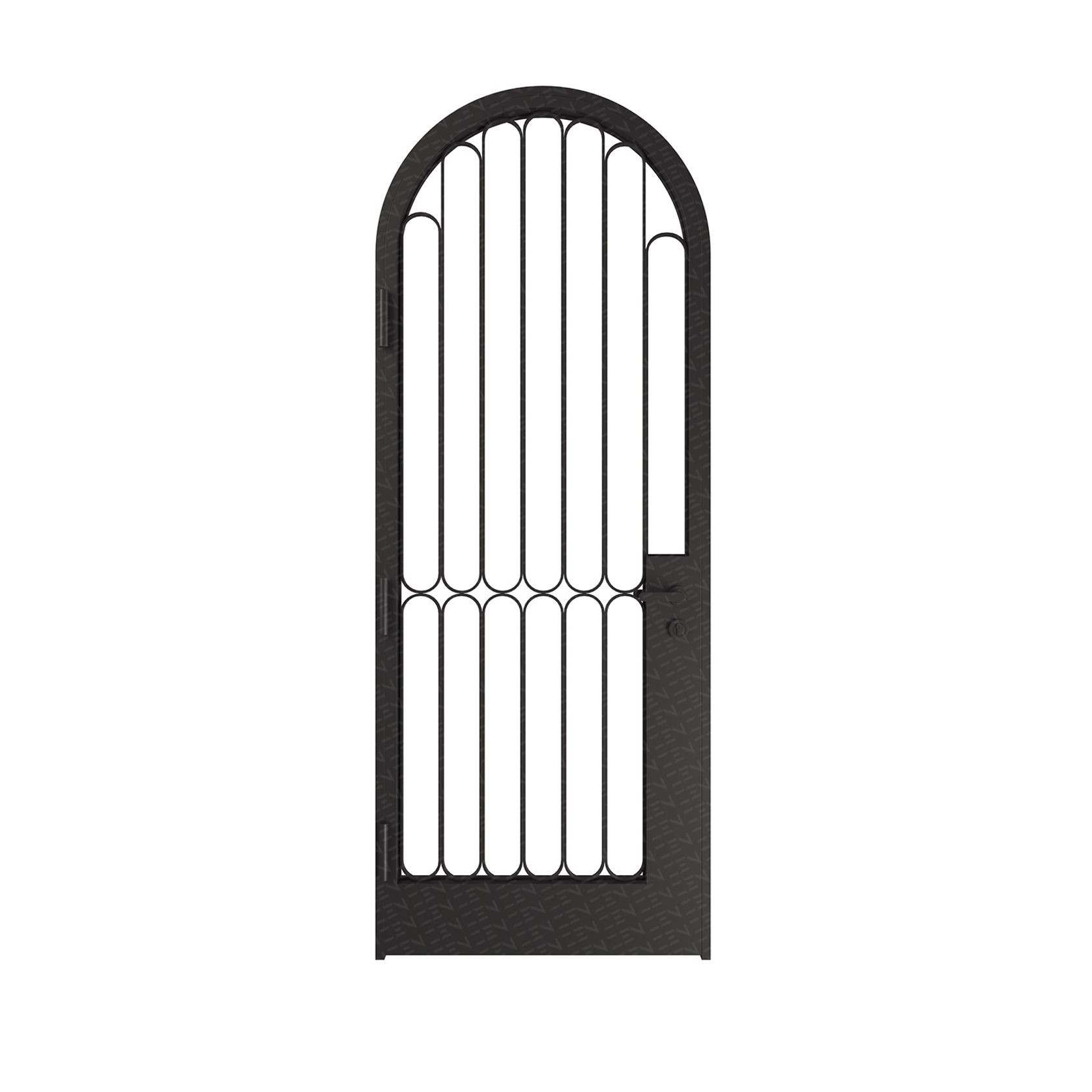 Arch Steel Frame Hinge Gates – Galvanised FPS50 gallery detail image