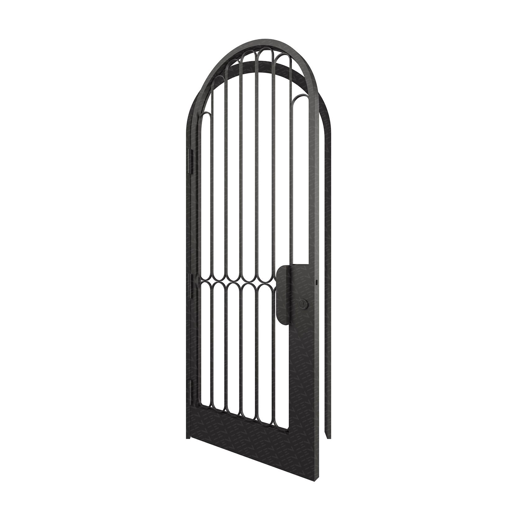 Arch Steel Frame Hinge Gates – Galvanised FPS50 gallery detail image