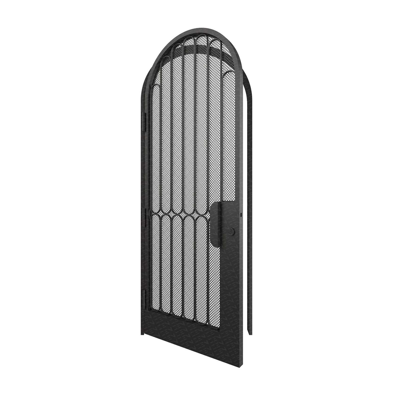 Arch Steel Frame Hinge Gates – Galvanised FPS50 gallery detail image