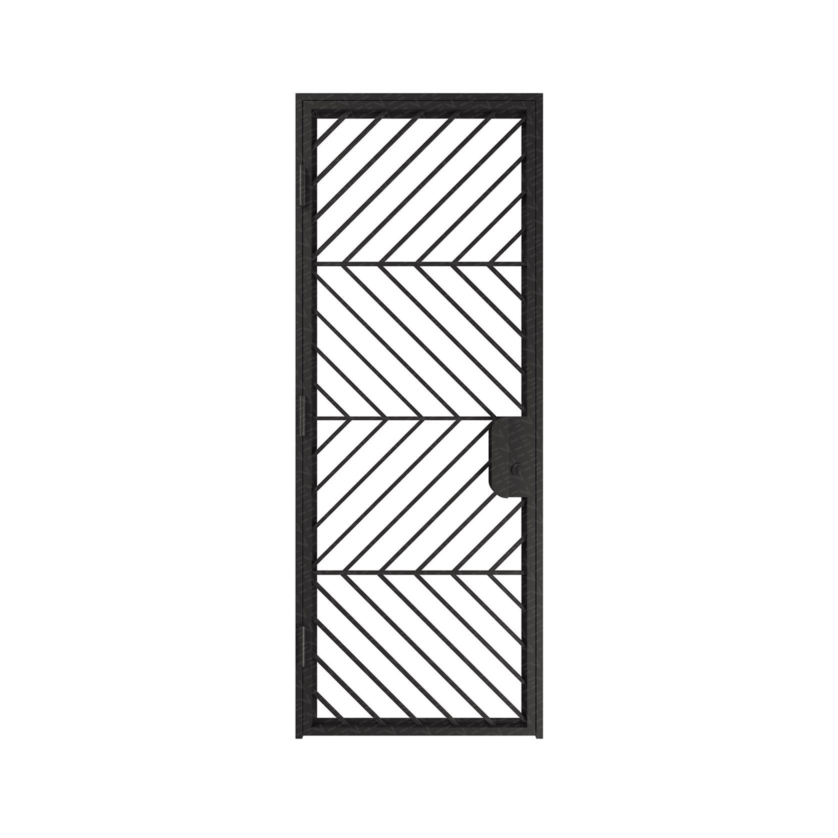 Steel Frame Hinge Gates – Galvanised FPS50 gallery detail image