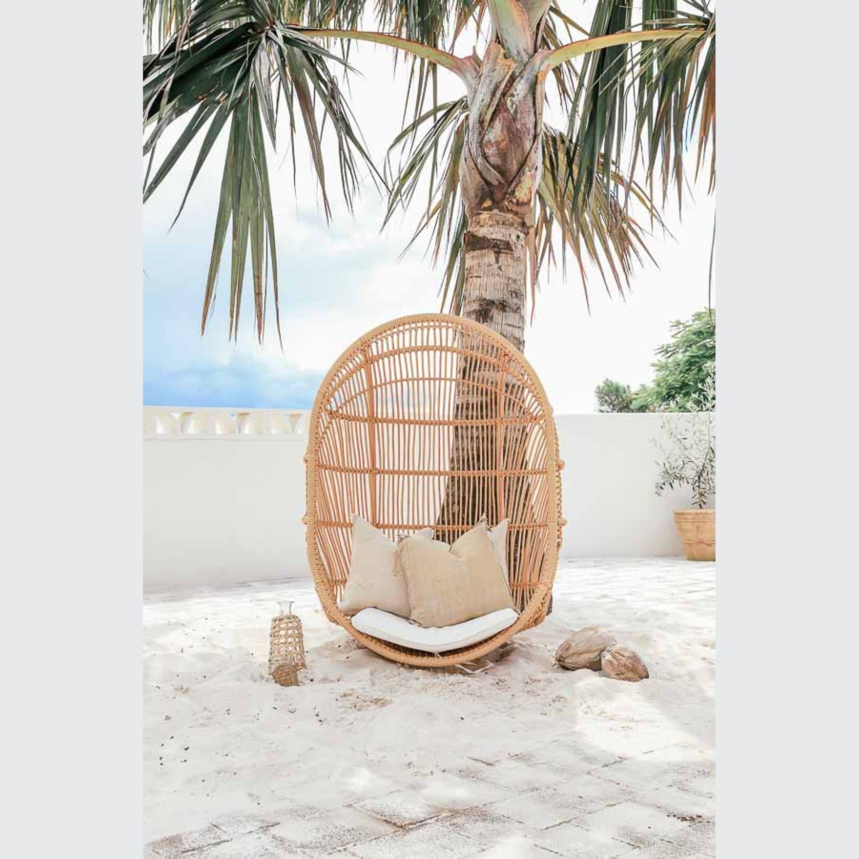 Bari Outdoor Single Hanging Chair gallery detail image