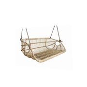 Bari Jumbo Rattan Hanging Chair – Natural gallery detail image