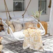 Bari Outdoor Double Hanging Chair – White gallery detail image