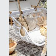 Bari Outdoor Double Hanging Chair – White gallery detail image