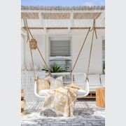 Bari Outdoor Double Hanging Chair – White gallery detail image