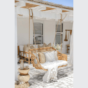 Bari Outdoor Double Hanging Chair – Natural gallery detail image