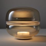 Calda LED Glass Table Lamp - Small in Cognac gallery detail image