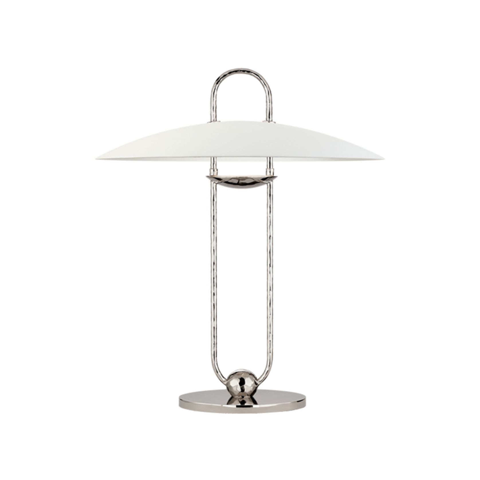 Cara Sculpted Table Lamp – Nickel gallery detail image