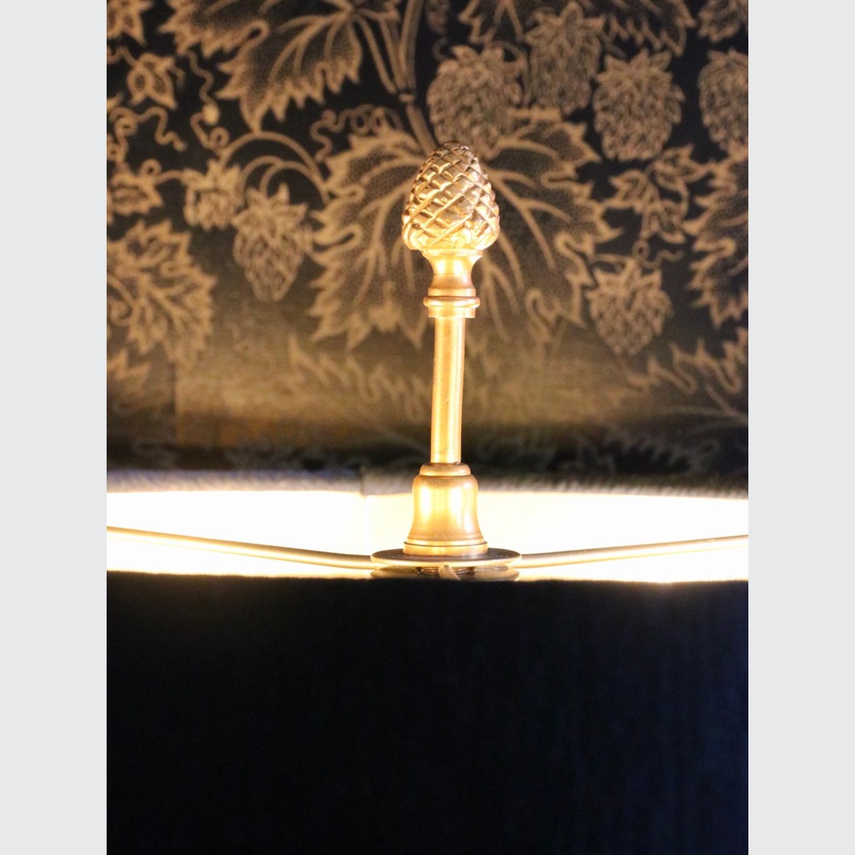 A Pair Of French Wheat Sheaf Lamps C.1970 gallery detail image