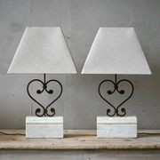 French Architectural Element Lamps (Pair) gallery detail image