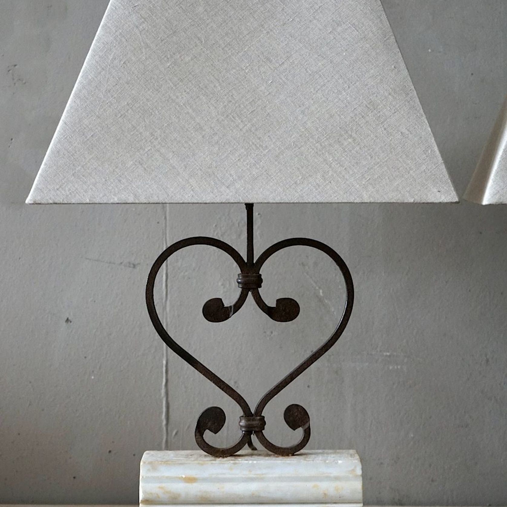 French Architectural Element Lamps (Pair) gallery detail image