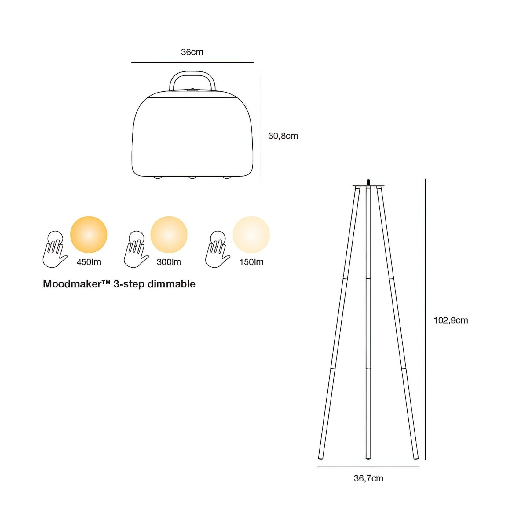 Kettle 36 Floor Lamp gallery detail image