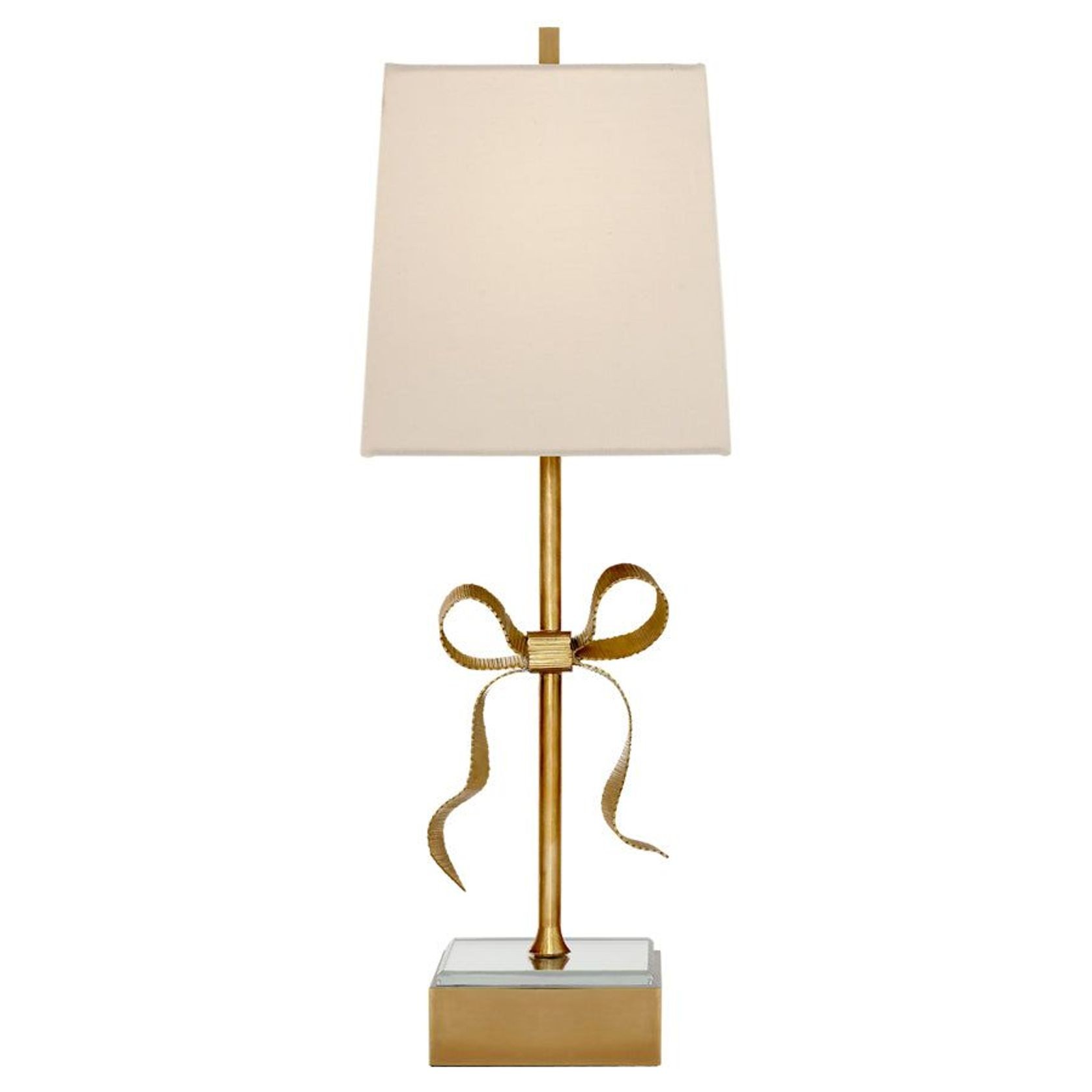 Kate Spade Ellery Gros-Grain Bow Table Lamp – Gold gallery detail image