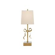 Kate Spade Ellery Gros-Grain Bow Table Lamp – Gold gallery detail image