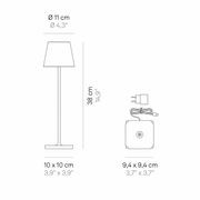 Poldina Metallic Table Lamp gallery detail image