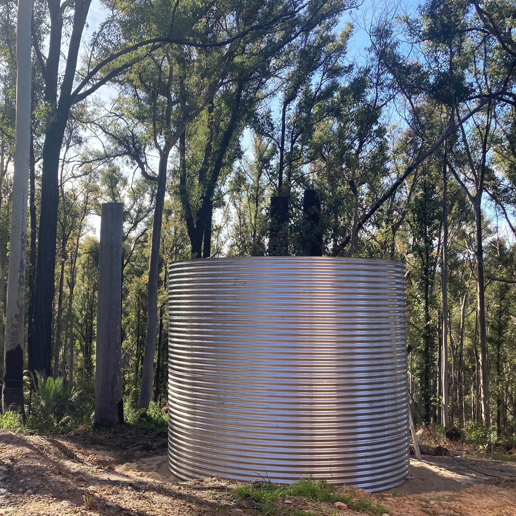 22,000 Litre Round 304-Grade Stainless Water Tank gallery detail image