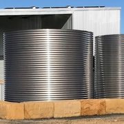 10,000 Litre Round 304-Grade Stainless Water Tank gallery detail image