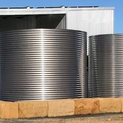 30,000 Litre Round 304-Grade Stainless Water Tank gallery detail image
