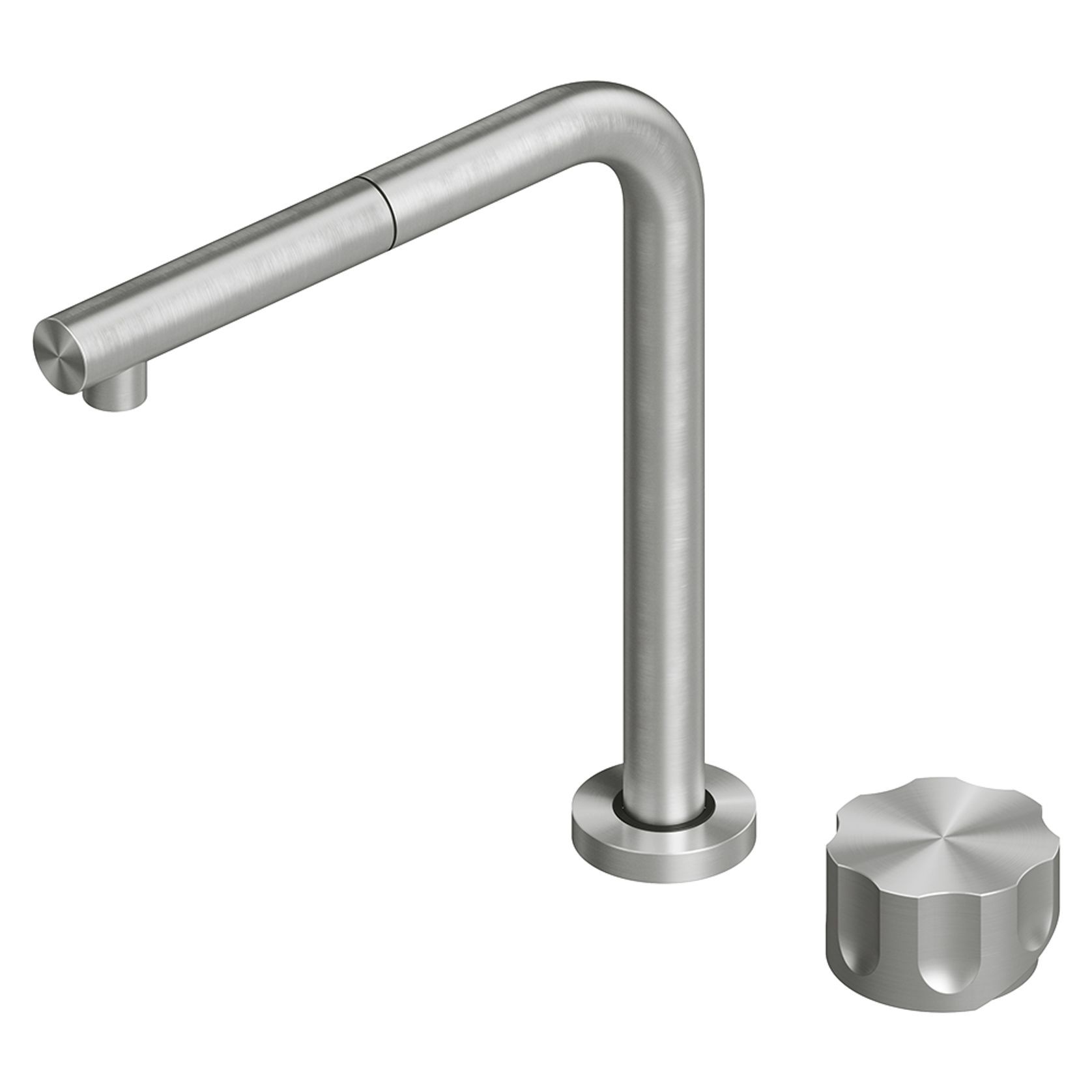 QUADRO Height Adjustable Kitchen Tap with Pull Out Spray gallery detail image