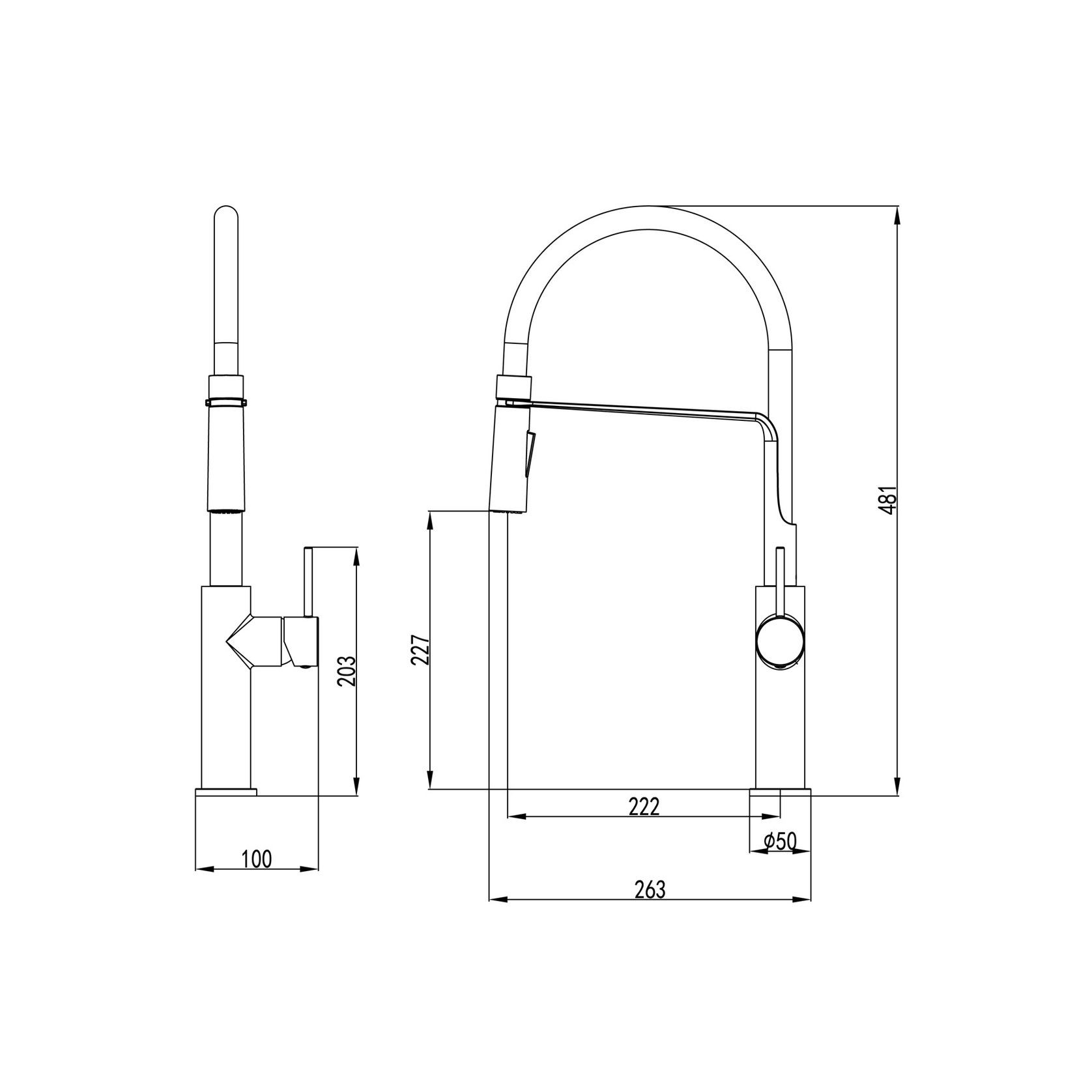 Unika Hali Multifunction Sink Mixer gallery detail image