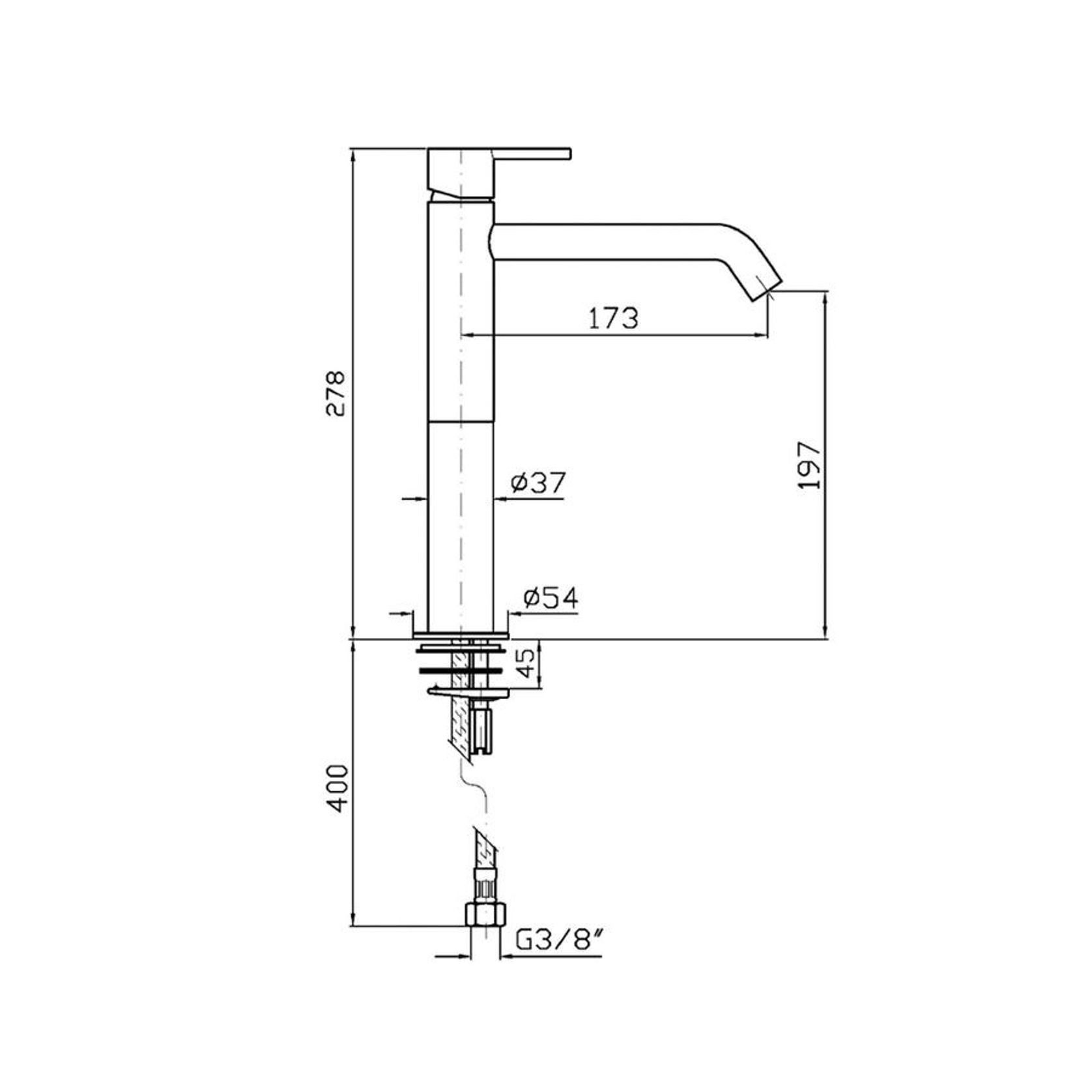 Gill Basin Mixer Extended Height gallery detail image