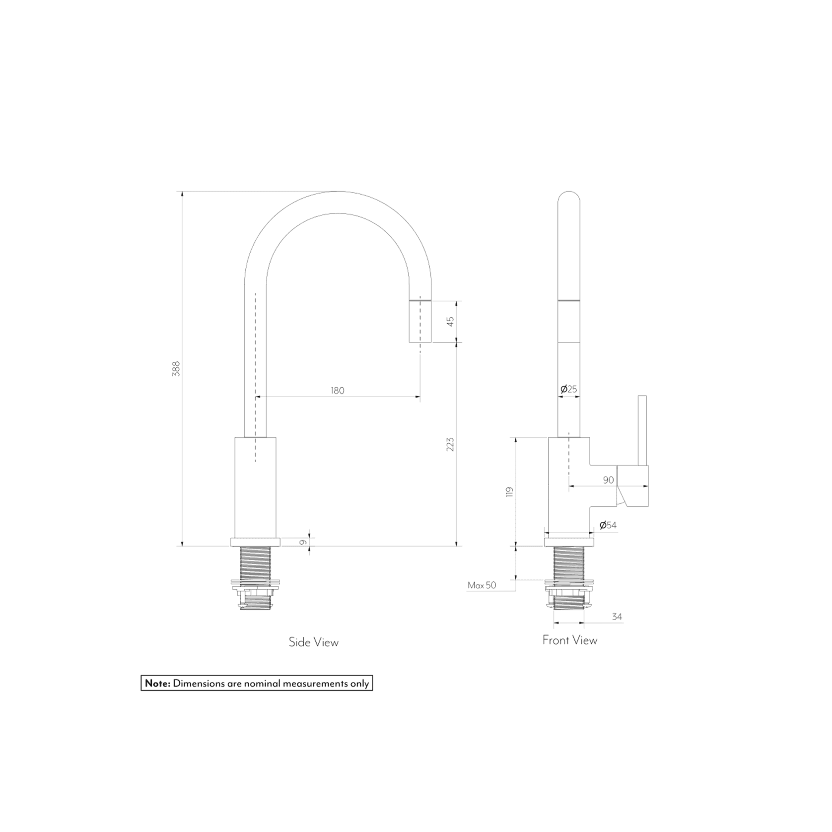 Elysian Commercial Pull-Out Kitchen Mixer gallery detail image