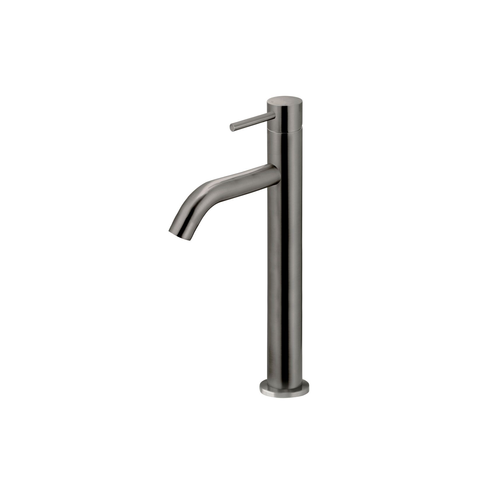 Piccola Tall Basin Mixer Tap with 130mm Spout - Shadow gallery detail image