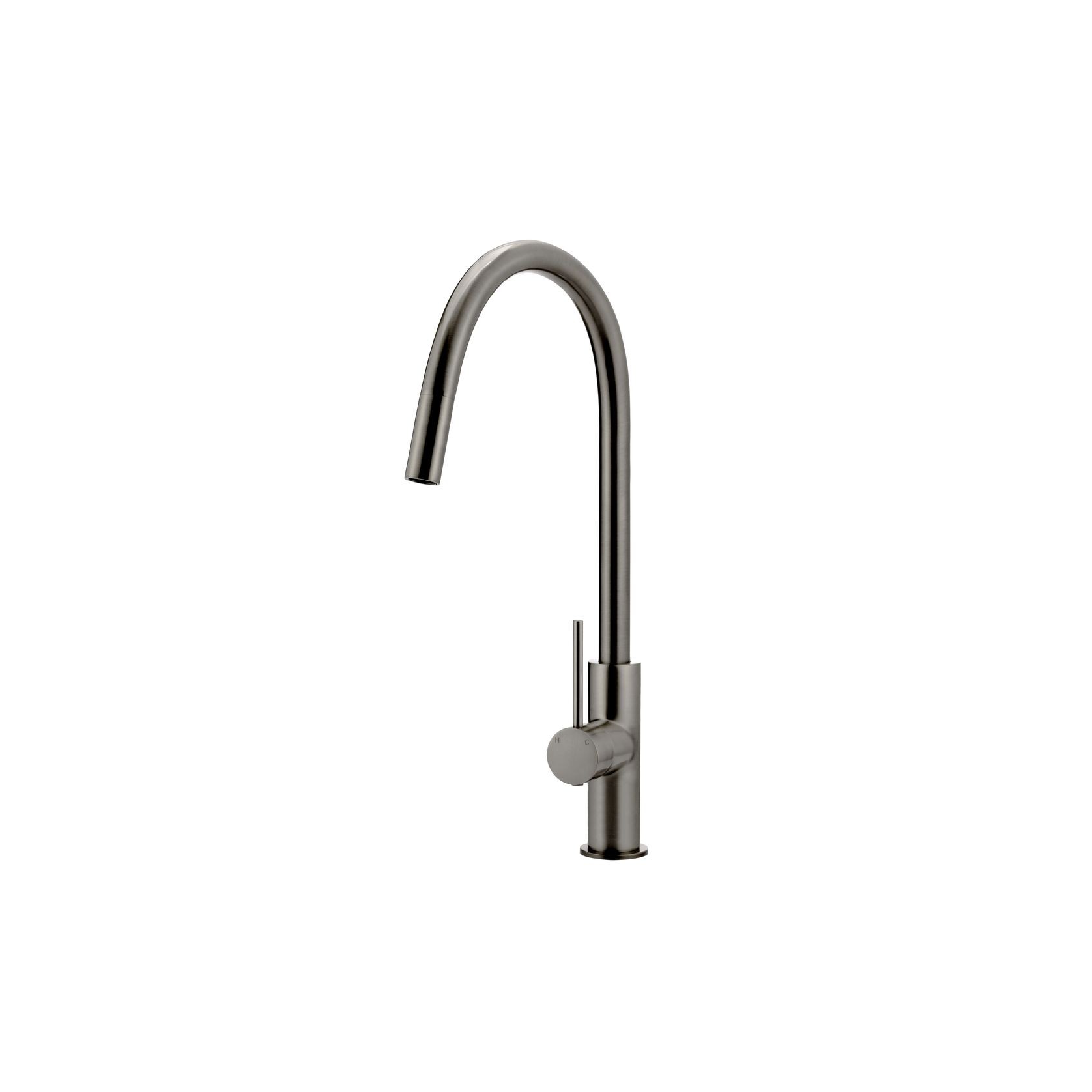 Round Piccola Pull Out Kitchen Mixer Tap - Shadow gallery detail image