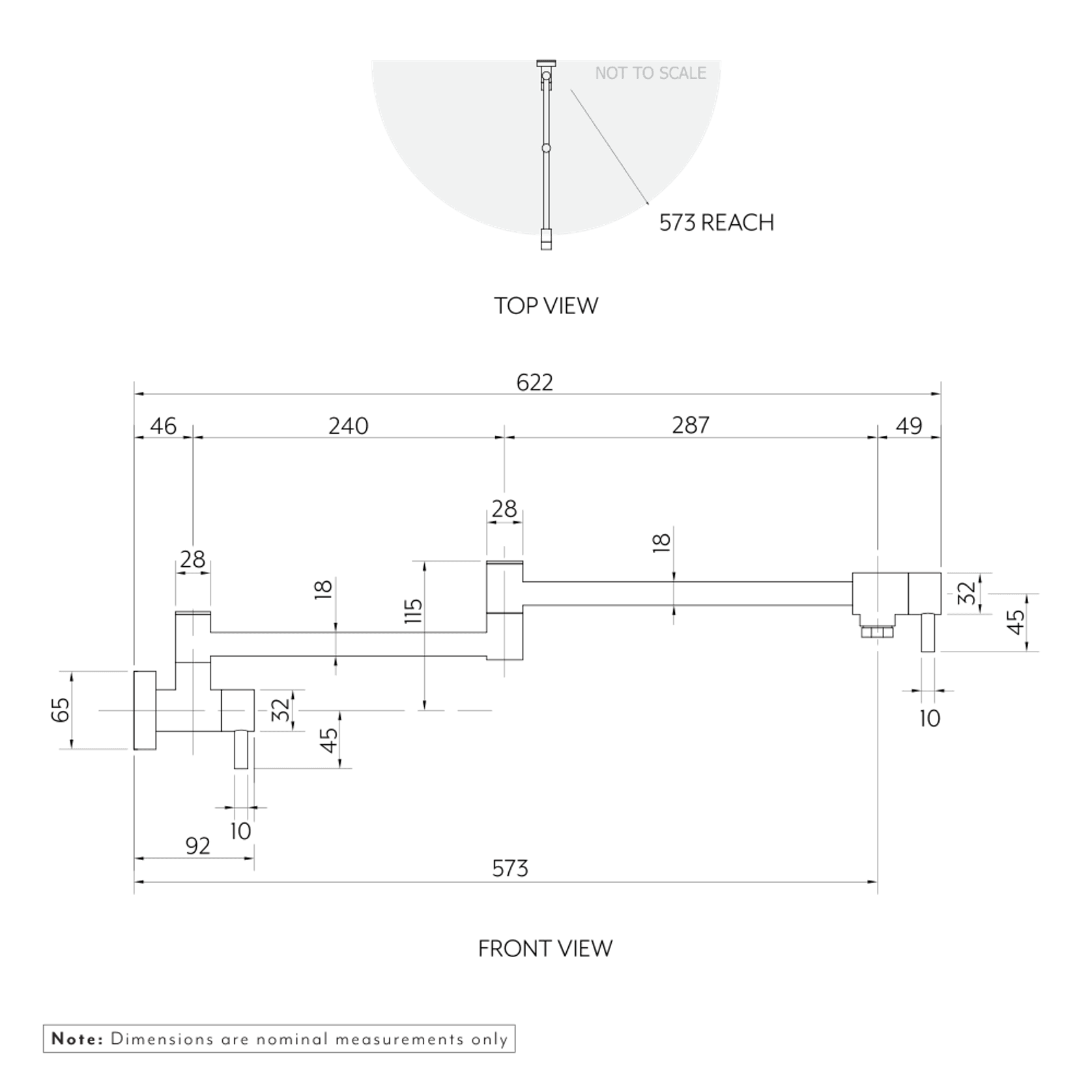 Elysian Pot Filler gallery detail image