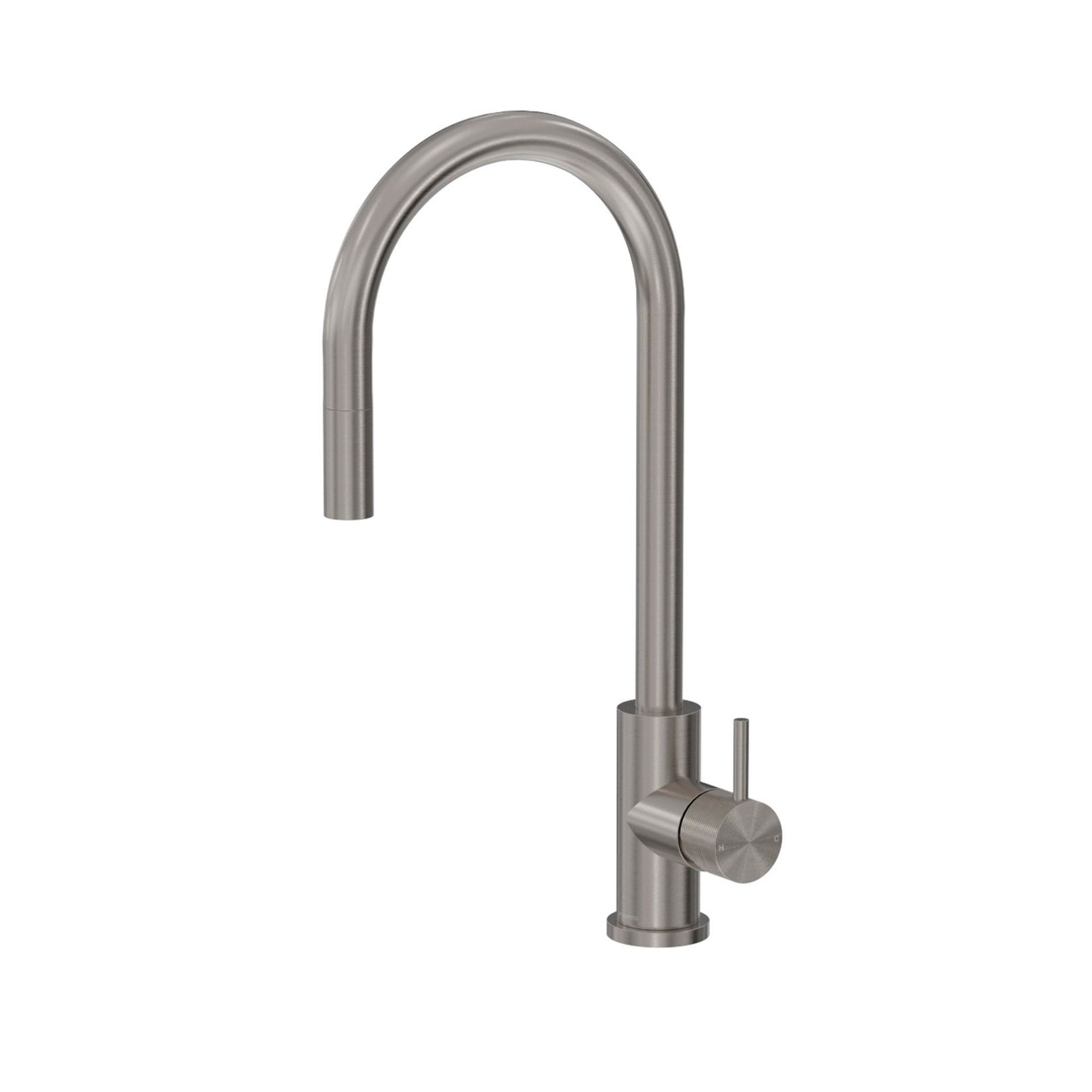 Oli 316 Kitchen Mixer Round Pull Out Spray With Linea H gallery detail image