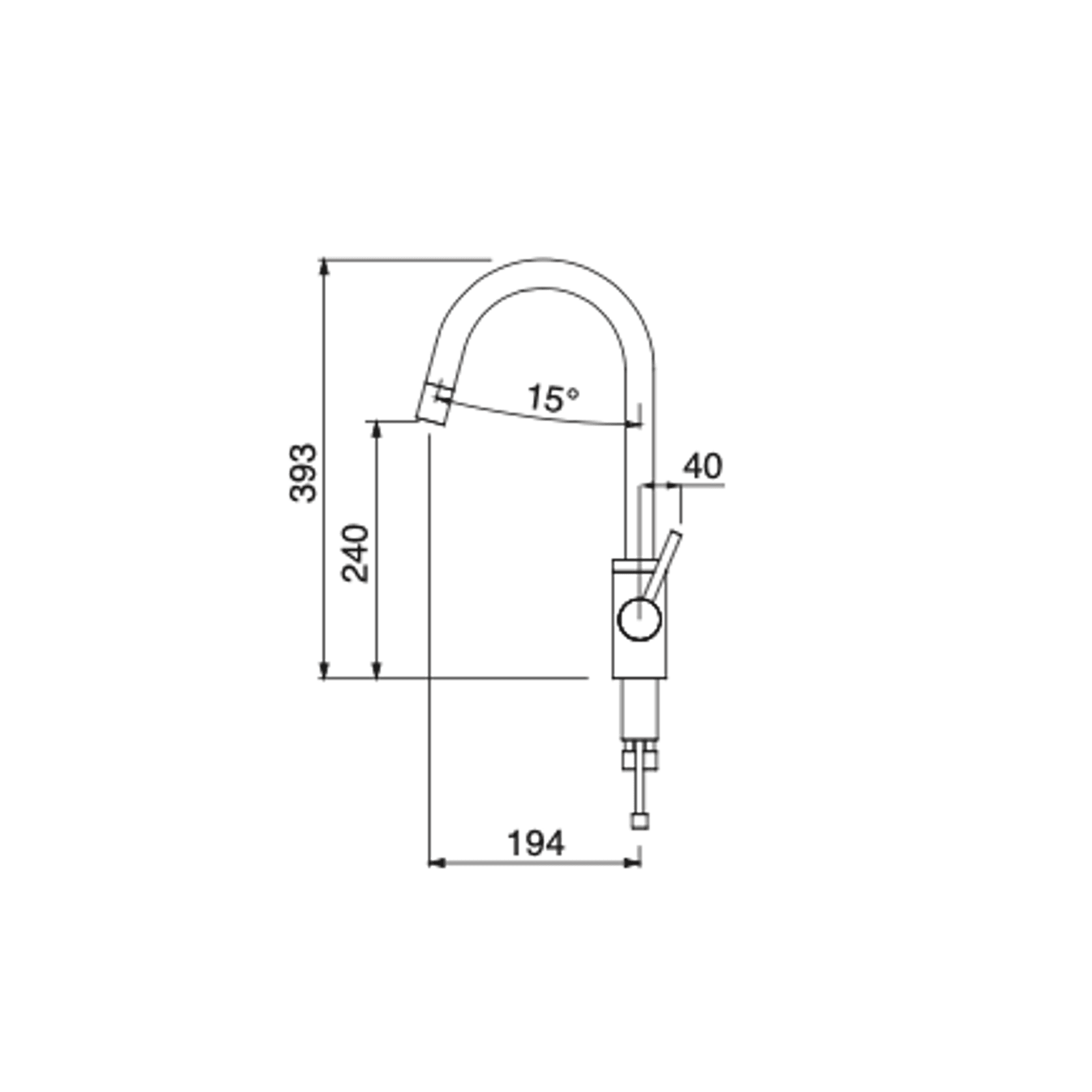 REAA11 - Kitchen Tap by Boffi gallery detail image