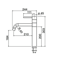 REAA7 Kitchen Tap by Boffi gallery detail image