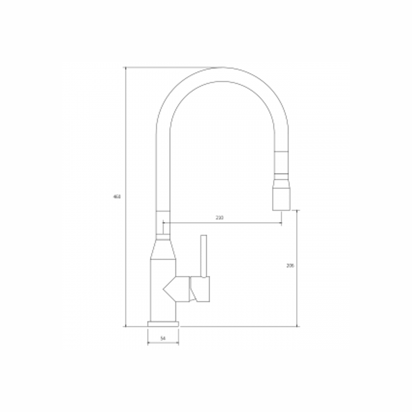 Stainless Minimal Pulldown Sink Mixer gallery detail image