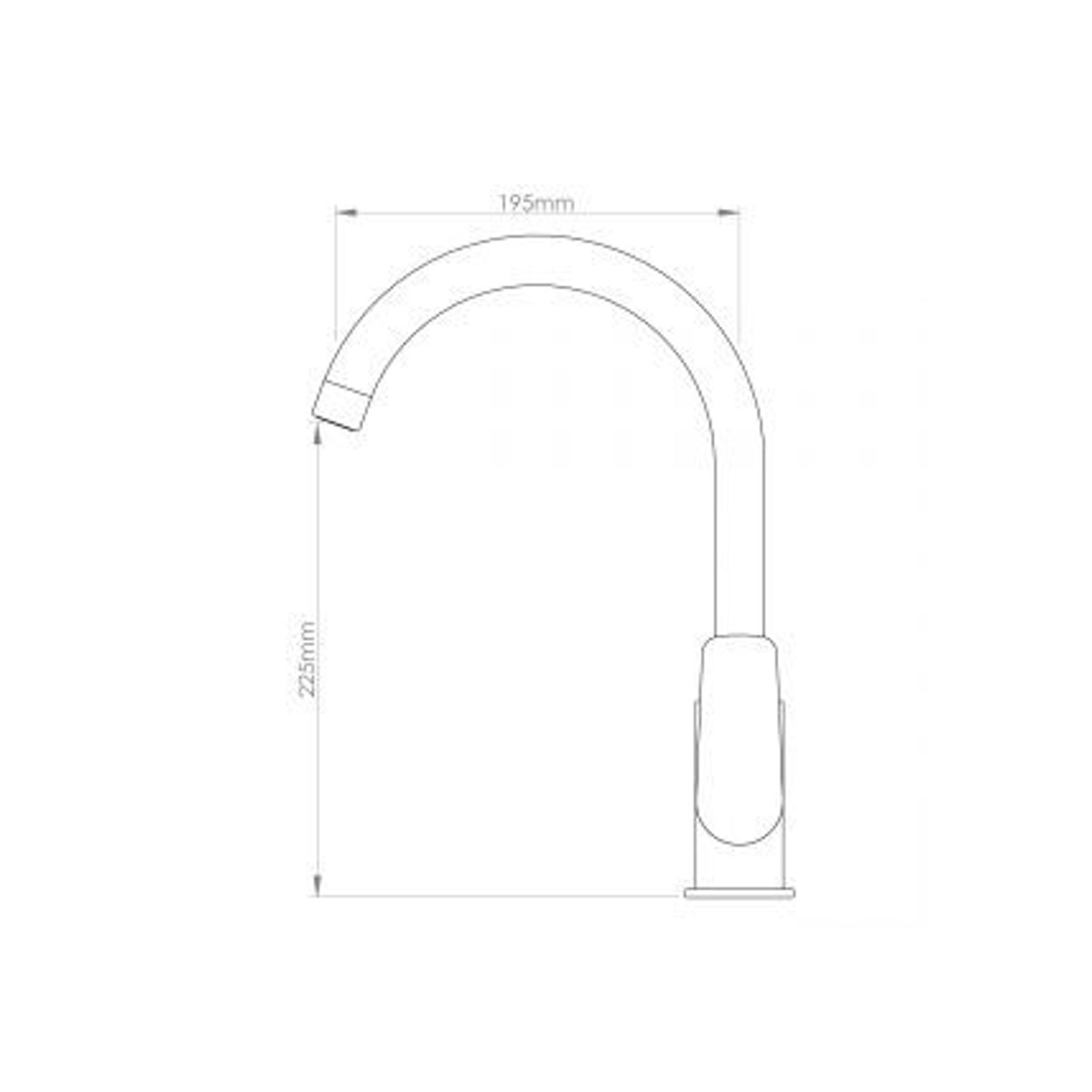 Soul Gooseneck Sink Mixer VSU010 gallery detail image