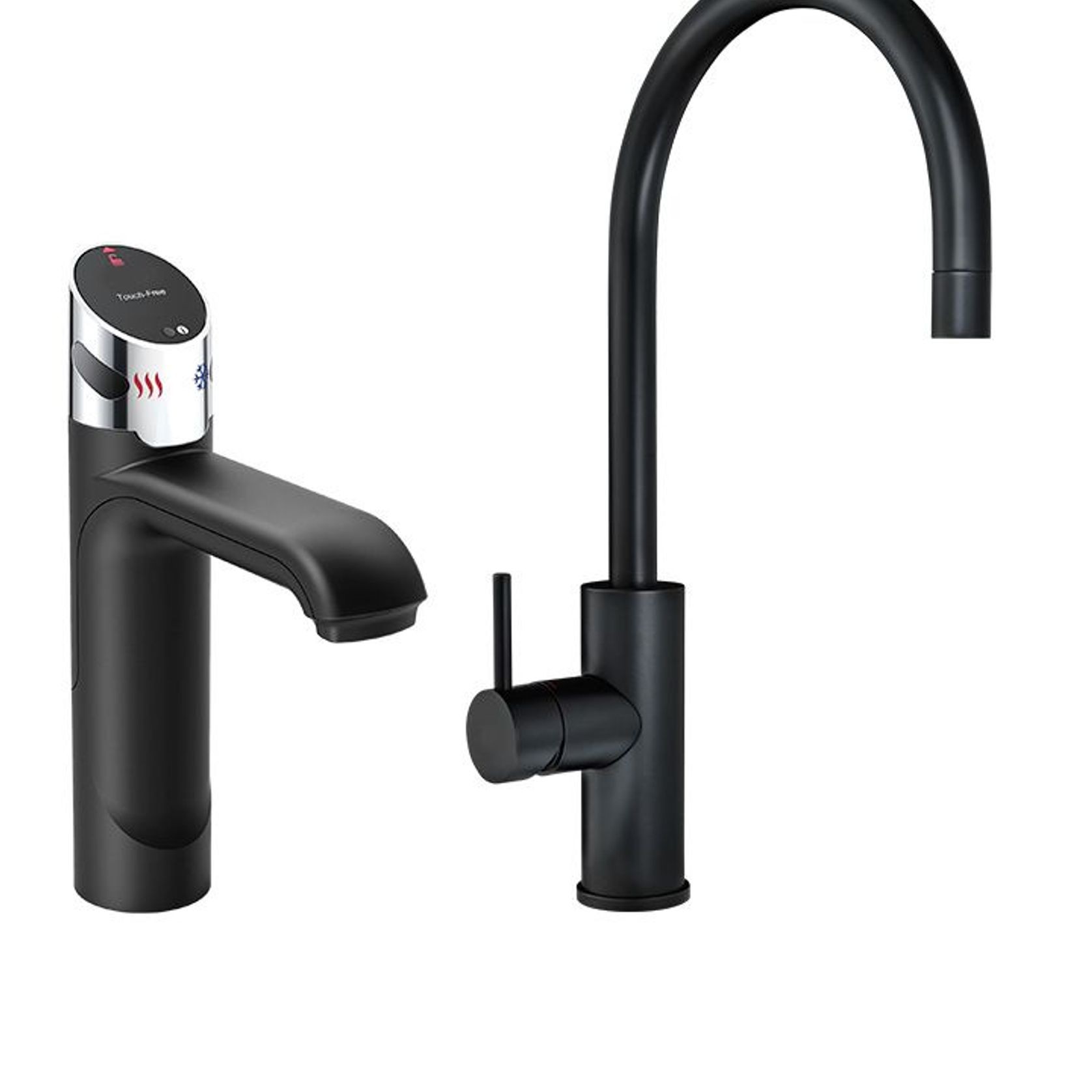 HydroTap G5 BCHA100 4-in-1 Touch-Free Wave with Arc Mixer Matte Black gallery detail image