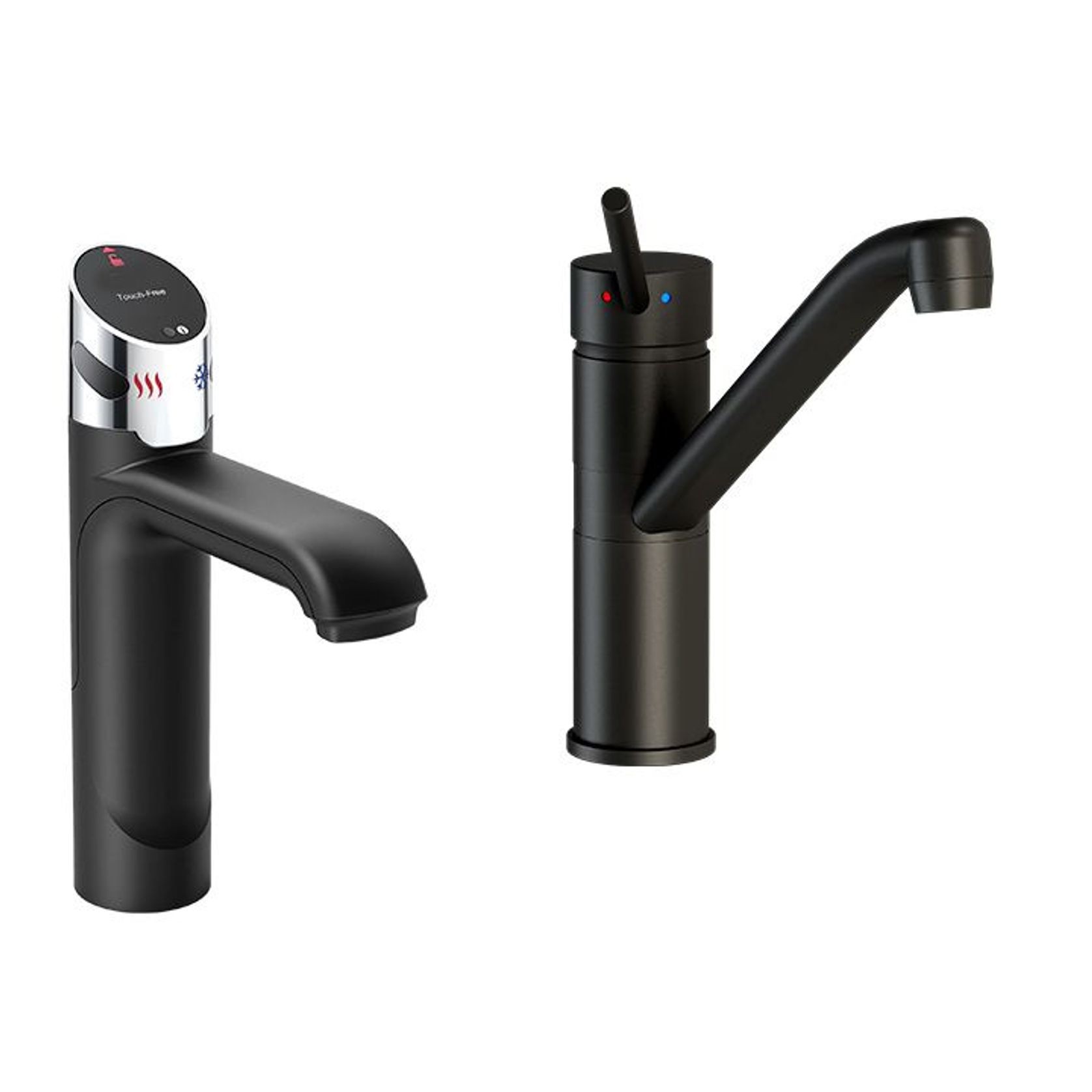 HydroTap G5 BCHA60 4-in-1 Touch-Free Wave with Classic Mixer Matte Black gallery detail image