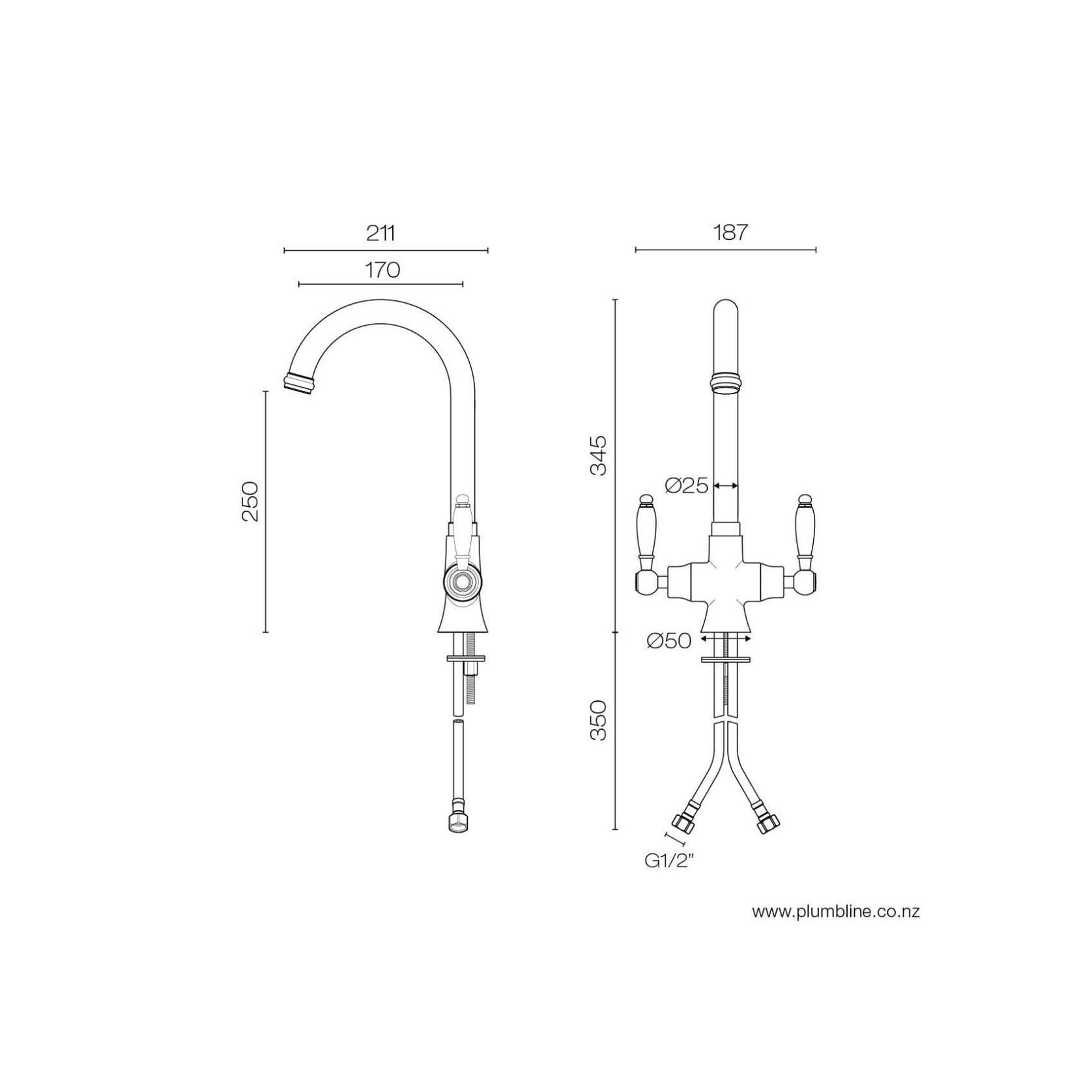 Consort Kitchen Mixer gallery detail image