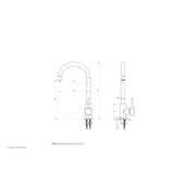 Elysian Kitchen Mixer Aura Collection gallery detail image