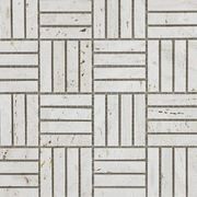 Superwhite Travertine Japanese Finger Mosaic gallery detail image