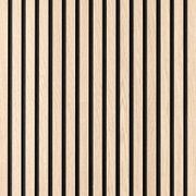 Unfinished Oak Acoustic Timber Slat Panel gallery detail image
