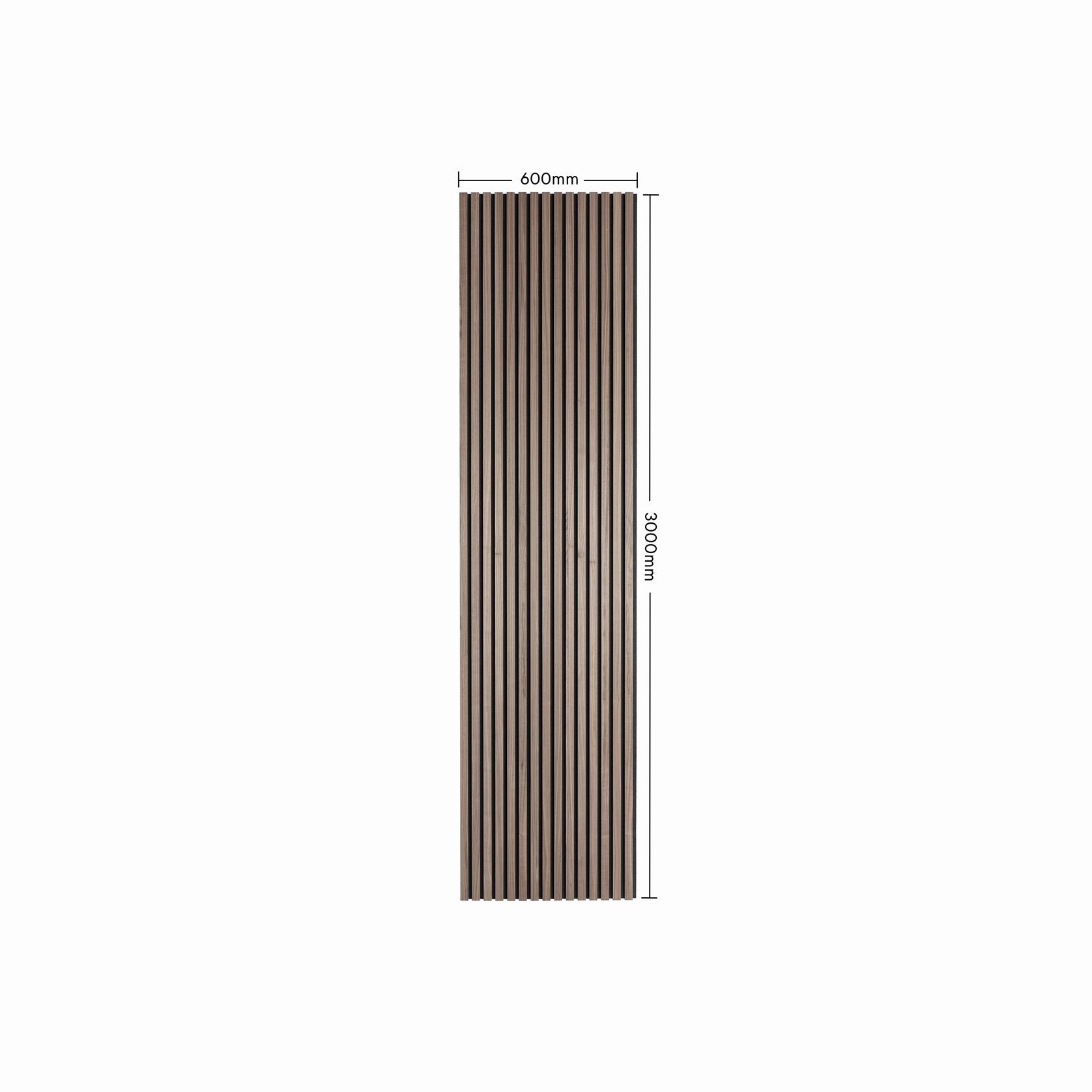 Grey Oak Acoustic Timber Slat Panel gallery detail image