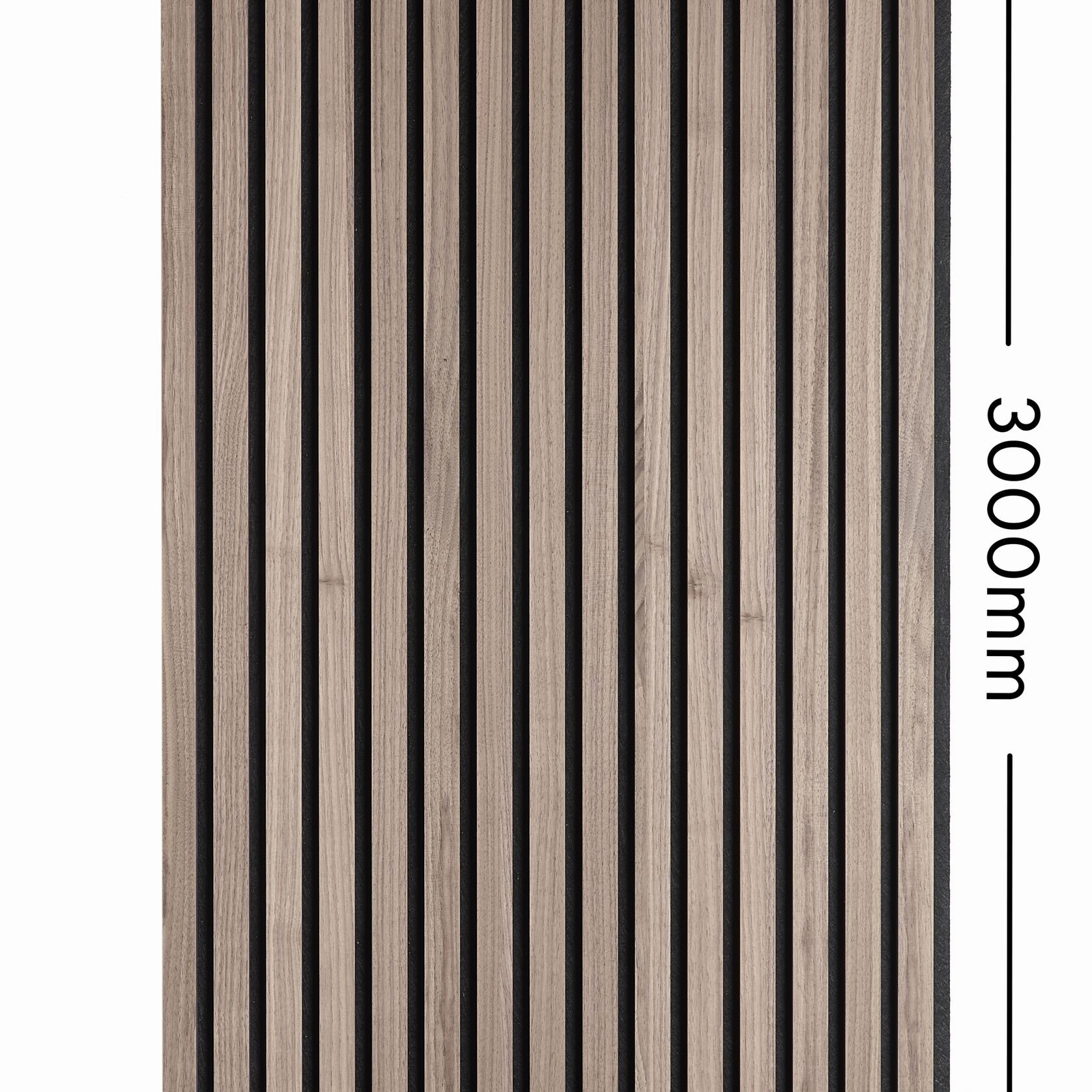 Black Oak Acoustic Timber Slat Panel gallery detail image