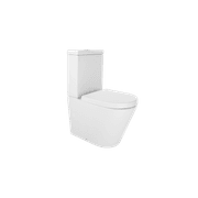 Vivo Toilet Suite with Thick Seat Gloss White gallery detail image